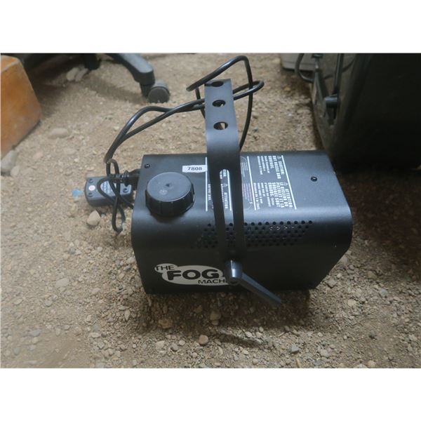 the fog machine- works