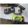 Image 2 : Ryobi tools in bag with 2 chargers and 3 batteries