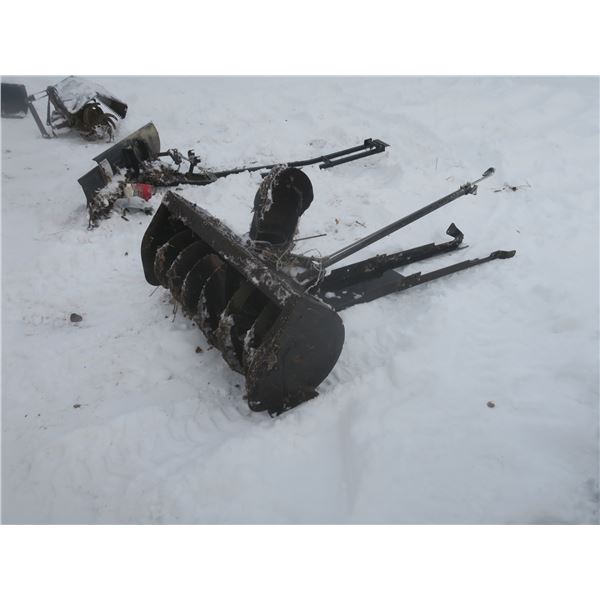 mountable snow blower