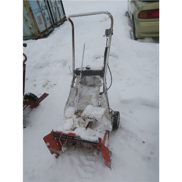 sunbeam snow champ snow blower parts