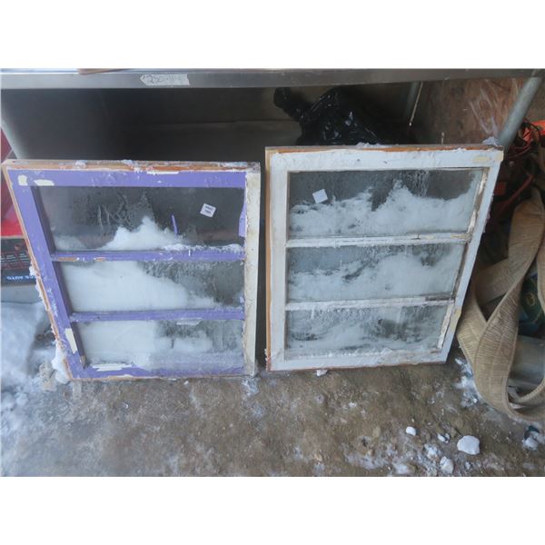 2 windows 23"x25" both