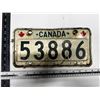 Image 1 : Military Licence Plate.