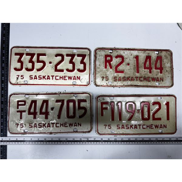 1975 Saskatchewan license Plate. (4)