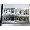 Image 1 : 1972 Saskatchewan Licence Plate. (One is in Pair)