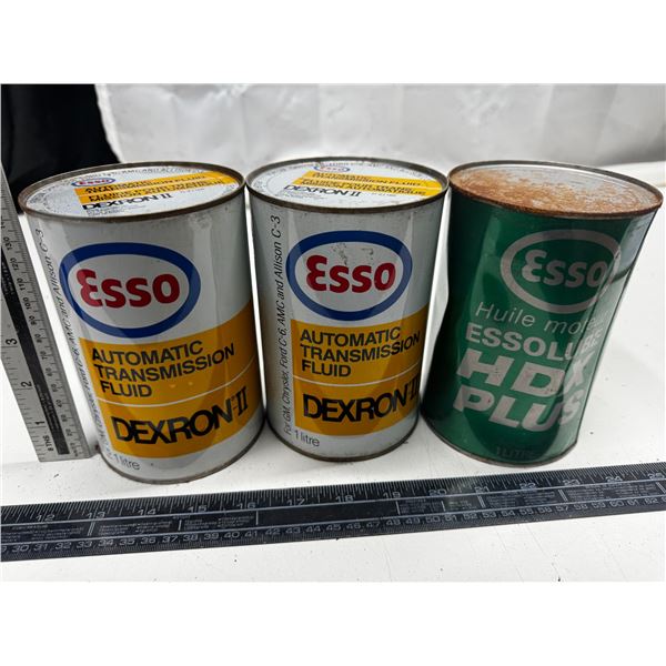 2 Esso Automatic Transmission Fluid and Esso HDX Plus Motor Oil (Full)