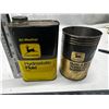 Image 1 : John Deere Hydraulic Fluid and TORQ GARD Supreme Engine Oil (Both Empty Tin)