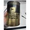Image 5 : John Deere Hydraulic Fluid and TORQ GARD Supreme Engine Oil (Both Empty Tin)