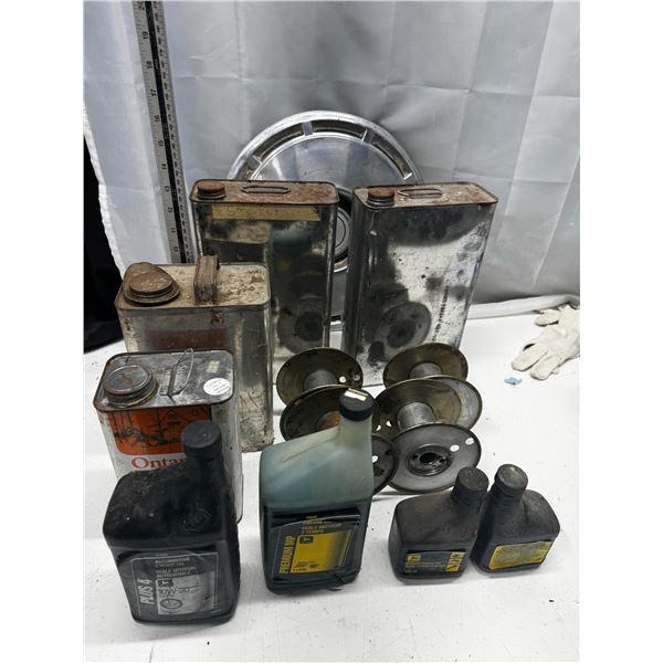 Lot of misc. Items (Premium MP, 2 Cycle Engine Oil battles are filled with oil)