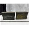 Image 1 : Military Empty AMMO Cartridge Metal Box.