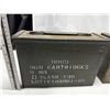 Image 2 : Military Empty AMMO Cartridge Metal Box.