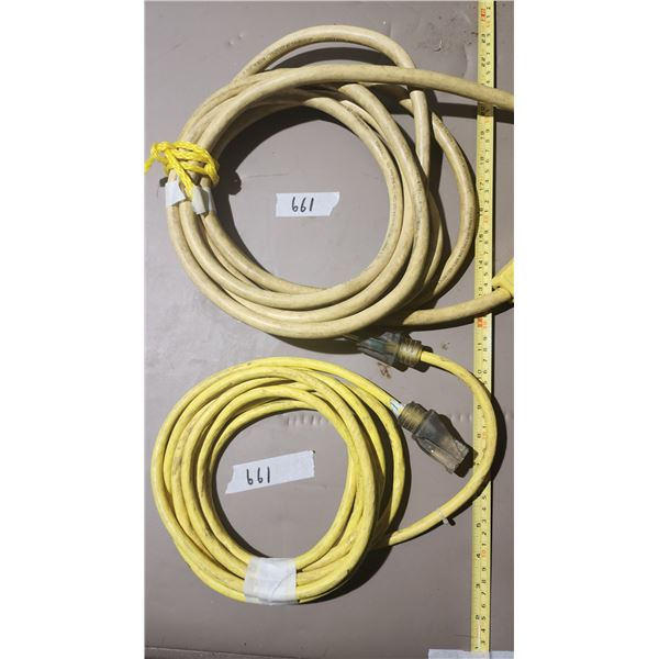2 thick extension cords