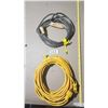 Image 1 : 2 thin long extension cords (prongs damaged)