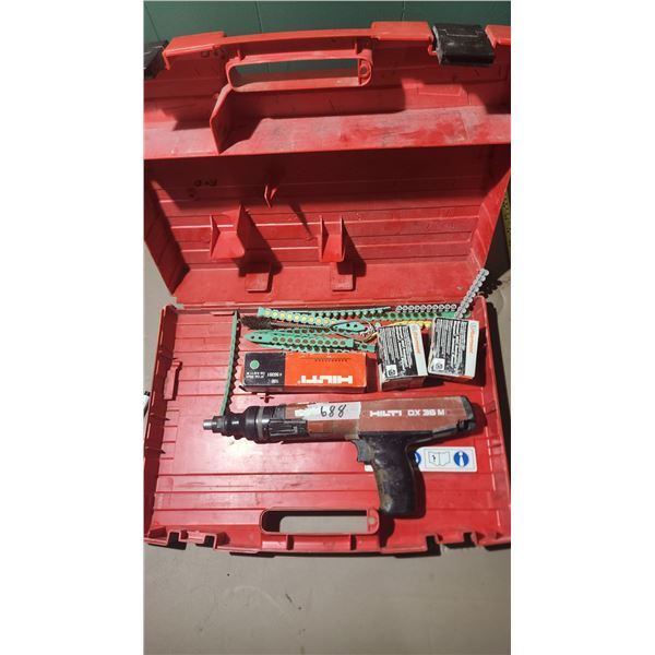 Hilti powder charge gun