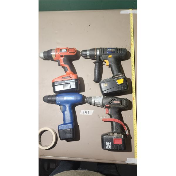 assortment of drills