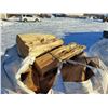 Image 2 : grain bag of split seasoned Jackpine firewood - 2/3 to 3/4 cord