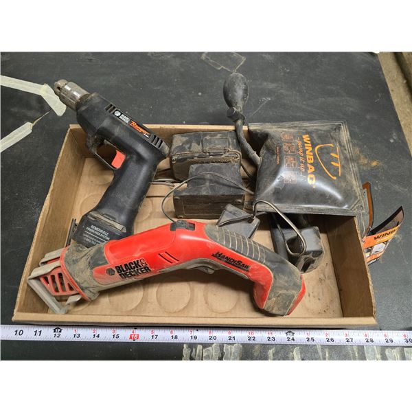 Black & Decker hand power tools, etc.