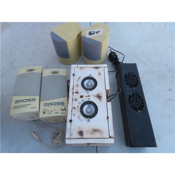 old computer speakers