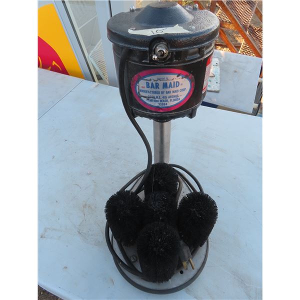 bar maid glass cleaning machine