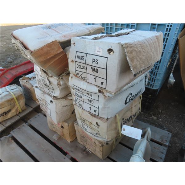 10 boxes of stone blocks for house