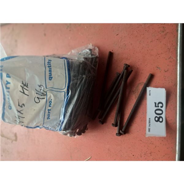 9LBS 1/4X5" HEX BOLTS