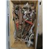 Image 5 : wooden toolbox with wood working tools