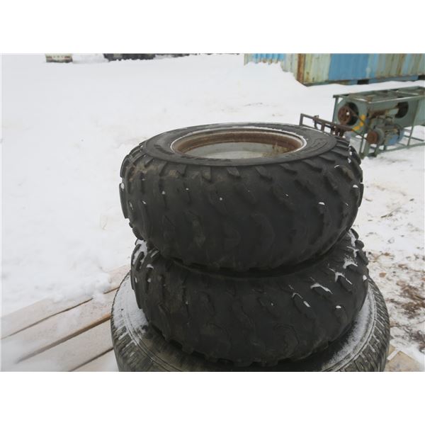 2- 11x25 tires/rims for quad