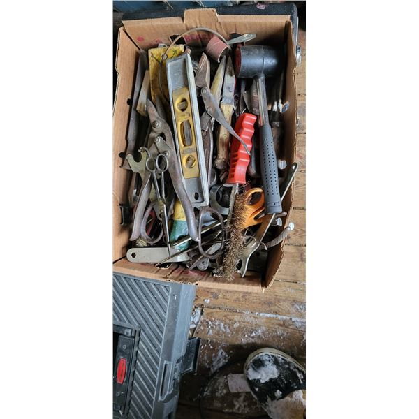 box of misc. tools