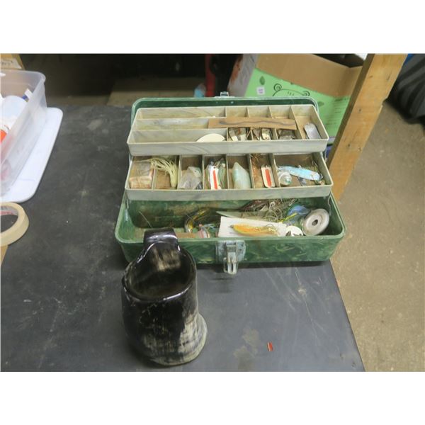 tacklebox and homemade mug