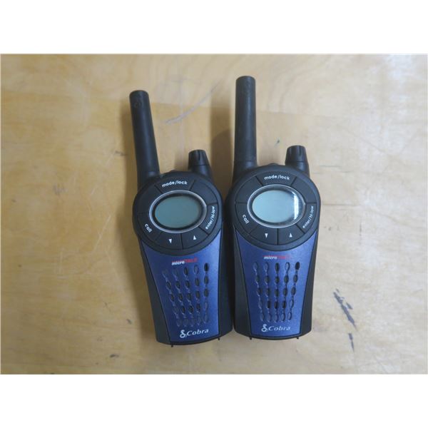 two walkie talkies