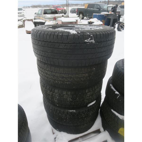 5 P245/60R18 tires