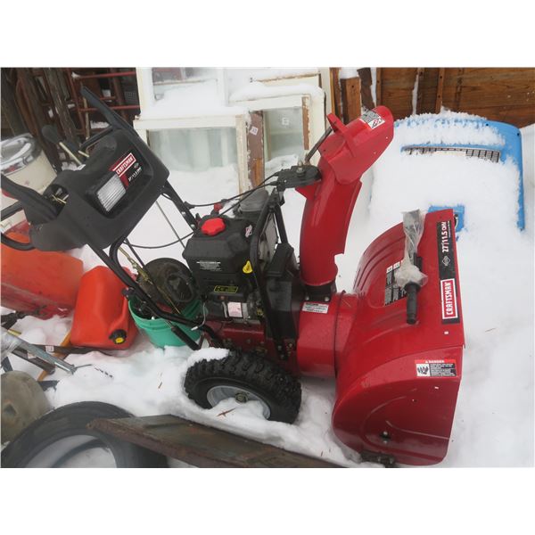 craftsman 27" snowblower, runs fine