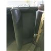 Image 2 : black leather love seat