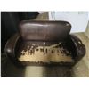 Image 1 : brown leather love seat