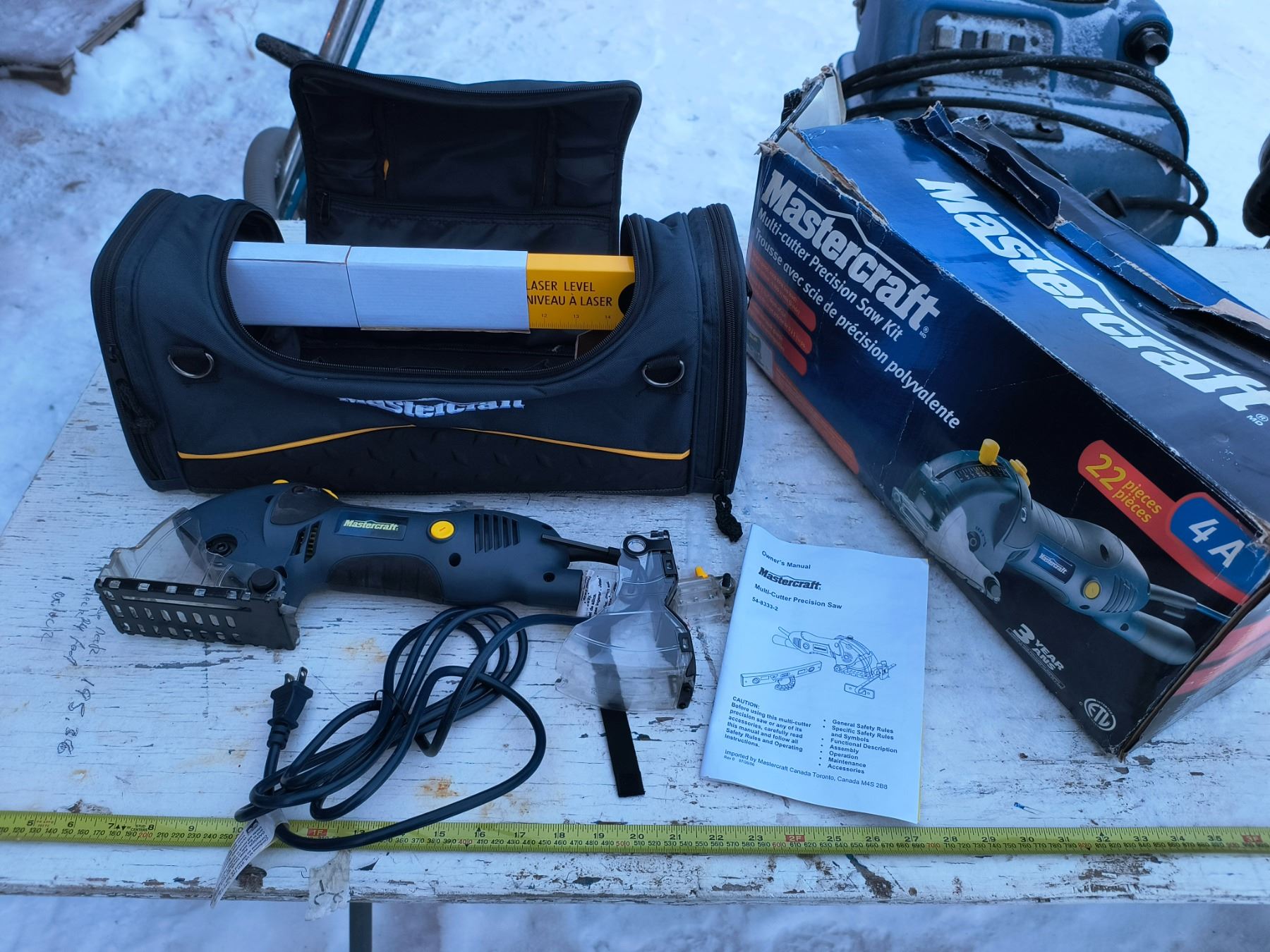 Mastercraft multi-cutter precision saw kit - looks new - Schmalz Auctions