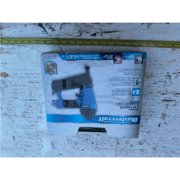 NIB Mastercraft 2 in 1 air nailer