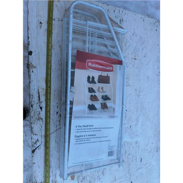 Rubbermaid 4 tier shelf NEW - 25¾"x11?"x27?"