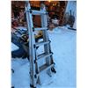 Image 1 : multi-use aluminum ladder 5ft-18ft