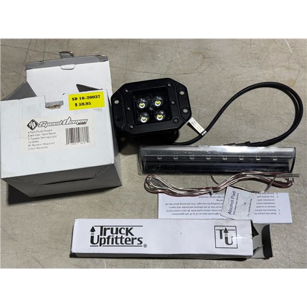 SD 10-20037 (FLUSH MOUNT DRIVING LIGHT BLACK)