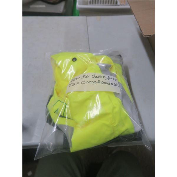 new 3XL safety jacket class 3 level 2