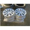 Image 9 : set of 4 rims and tires, 5 bolt Toyota rims