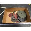 Image 1 : Box of assorted sander/grinder discs