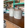 Image 1 : 2- 1 gal galvanized gas cans