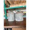 Image 2 : 2- 1 gal galvanized gas cans