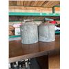 Image 3 : 2- 1 gal galvanized gas cans