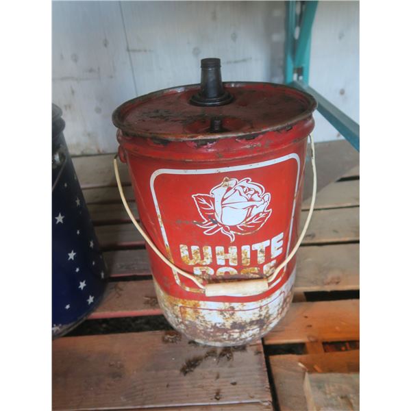 5 gal white rose pail 26-5-1954