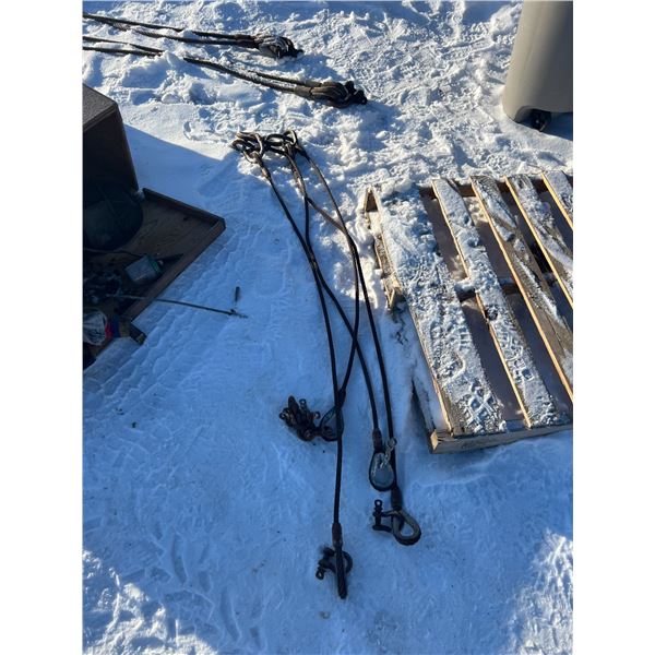 four part 1/2 inch lifting springs bridal/shackles