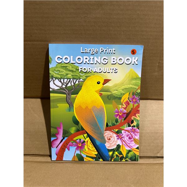Large Print Coloring Book for Adults