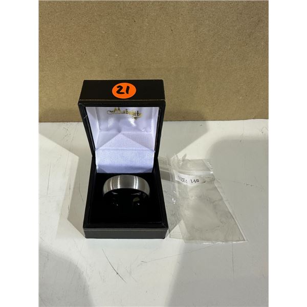 Tungsten Carbide Size 14 Ring