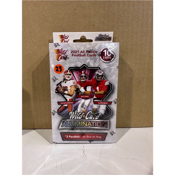 2021 All Rookie Football Cards - Wild Card Alumination - 10 Cards