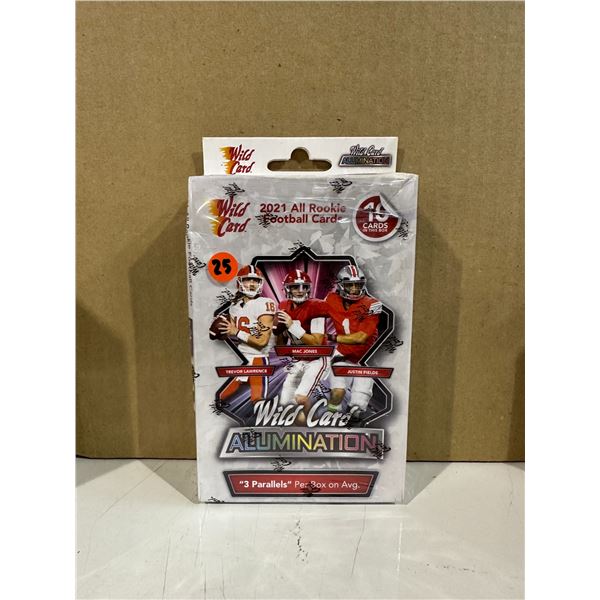 2021 All Rookie Football Cards - Wild Card Alumination - 10 Cards